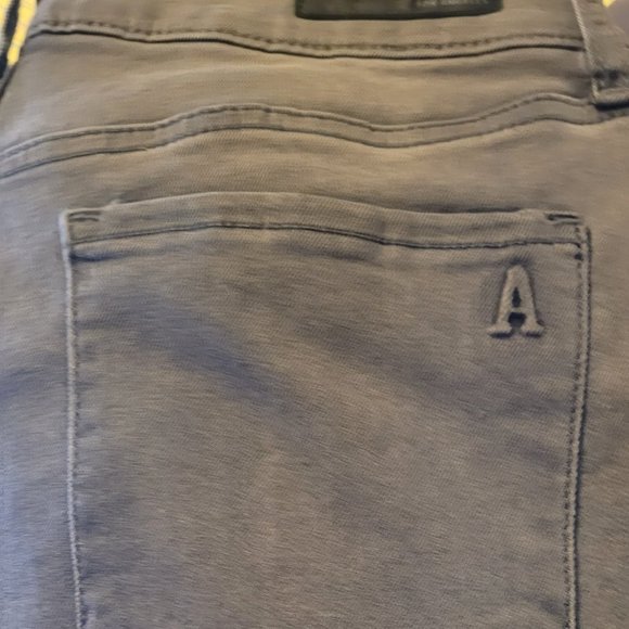 Articles Of Society Skinny Stretch Jeans  Distressed  27  Grayish Black - Picture 2 of 5